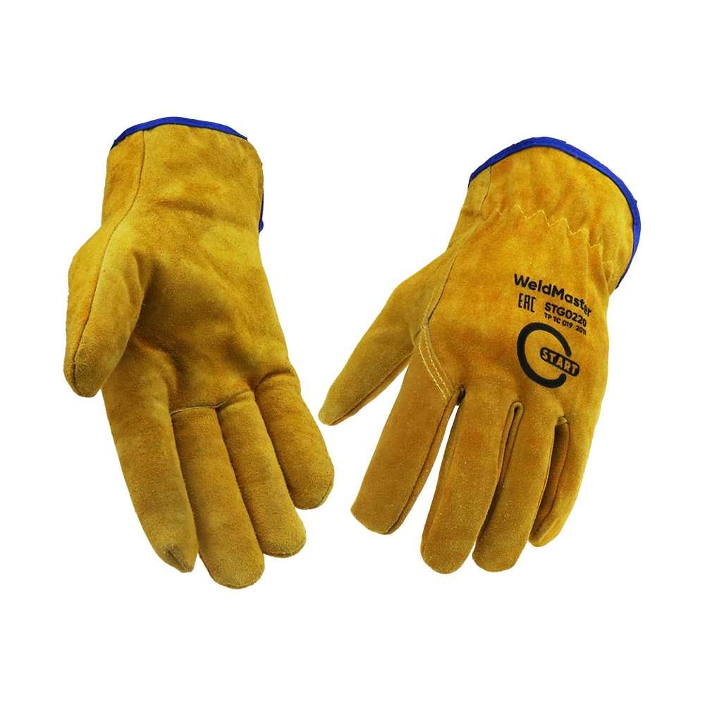 Изображение товара Перчатки для сварки из спилка Start WeldMaster STG0220 L желтые