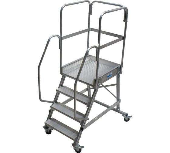 Изображение товара Лестница с площадкой Krause 4 ступени 820020