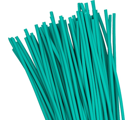 Изображение товара Термоусаживаемая трубка EKF PROxima ТУТ нг 6/3 зеленая, в отрезках по 1м, 50 шт tut-6-j-1m