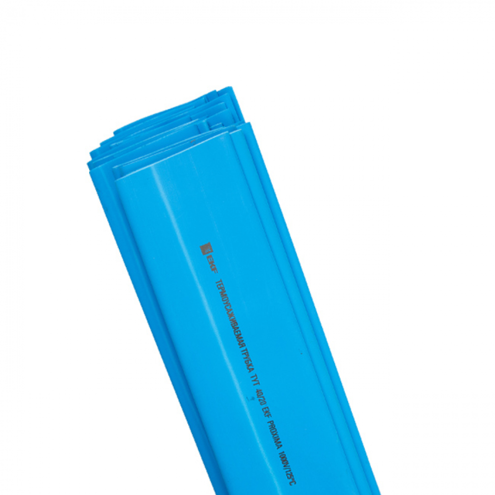 фото Термоусаживаемая трубка ekf proxima тут 25/12,5 синяя, в отрезках по 1м, sq tut-25-g-1m