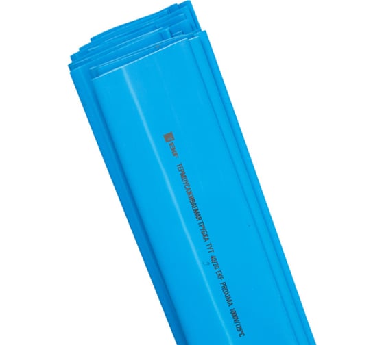 Изображение товара Термоусаживаемая трубка EKF PROxima ТУТ 25/12,5 синяя, в отрезках по 1м, 50 шт PROxima tut-25-g-1m