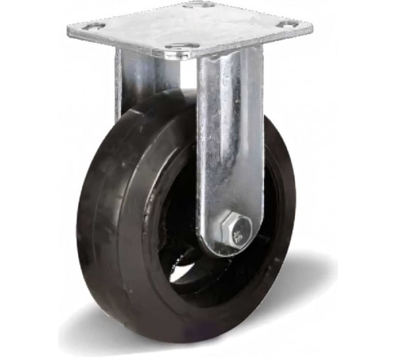 Изображение товара Колесо большегрузное обрезиненное неповоротное FCD80 200 мм MFK-TORG 1081200