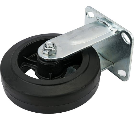 Изображение товара Колесо большегрузное обрезиненное неповоротное FCD63 160 мм MFK-TORG 1081160