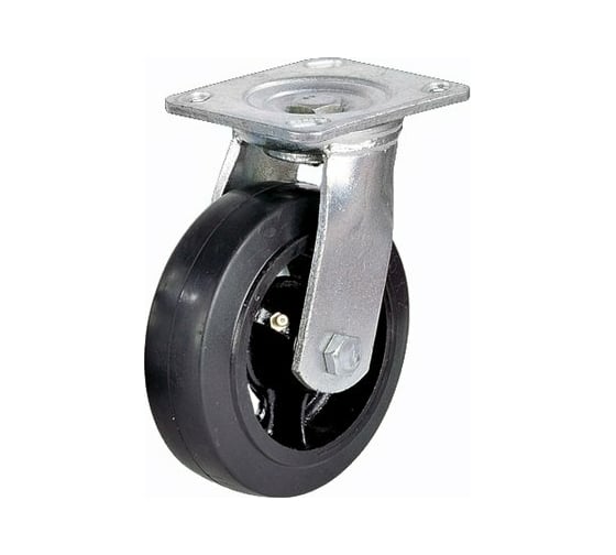 Изображение товара Колесо большегрузное обрезиненное поворотное SCD42 100 мм MFK-TORG 1083100