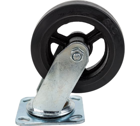 Изображение товара Колесо большегрузное обрезиненное поворотное SCD55 125 мм MFK-TORG 1083125