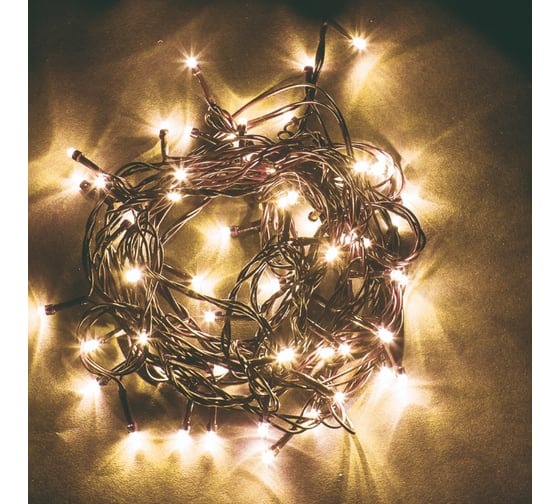 Изображение товара Гирлянда FERON 230V, 100 LED, 2700K, IP 20, шнур 1.5м, CL05 32304