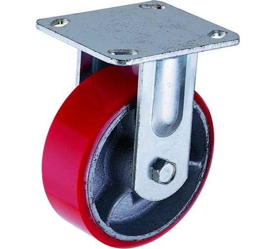 Изображение товара Колесо большегрузное полиуретановое неповоротное 250 мм MFK-TORG FCP85 1041250