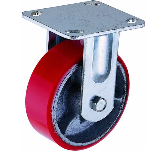 Изображение товара Колесо большегрузное полиуретановое неповоротное 100 мм MFK-TORG FCP42 (FCP46) 1041100