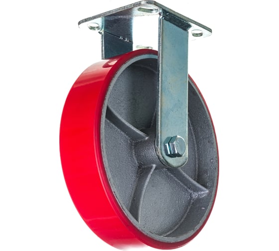 Изображение товара Колесо большегрузное полиуретановое неповоротное 200 мм MFK-TORG FCP80 1041200