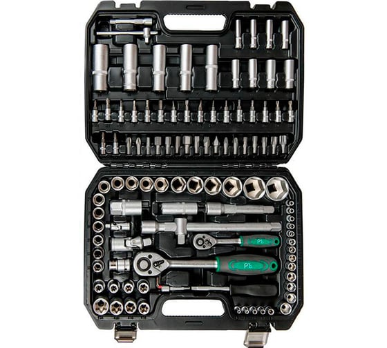 Изображение товара Набор инструментов AIST 108 предметов 4-32 мм 1/4" 1/2" 6-гр PTL108 00-00023508