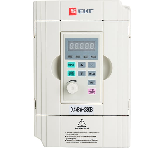 Изображение товара Преобразователь частоты EKF 0,4/0,75кВт 1х230В VECTOR-100 PROxima SQVT100-0R4-1B