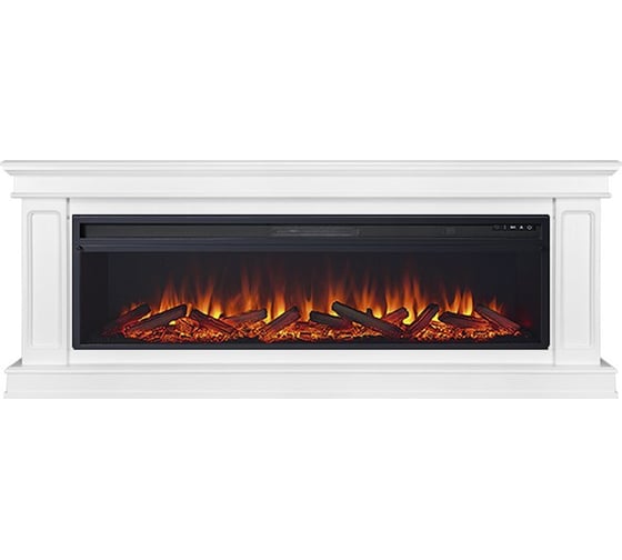 Изображение товара Каминокомплект Royal Flame Geneva (белый) портал и очаг vision 60 log led 64948830