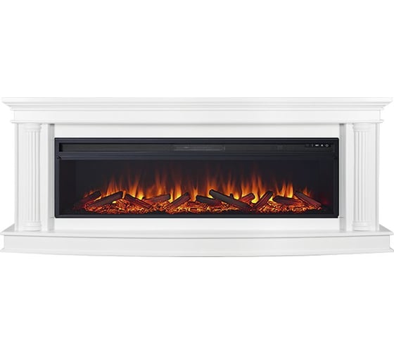 Изображение товара Каминокомплект Royal Flame Rome (белый) портал и очаг vision 60 log led 64948828