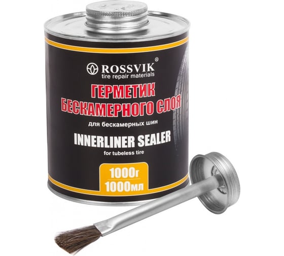 Изображение товара Герметик бескамерного слоя 1000 мл банка с кистью ROSSVIK НФ-00000284