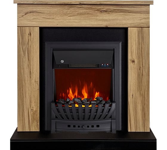 Изображение товара Каминокомплект Royal Flame Bergen std (дуб галифакс) разборный портал и очаг aspen black 64952741