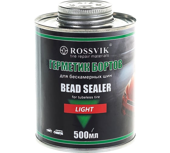 Изображение товара Герметик бортов шин LIGHT 500 мл банка с кистью ROSSVIK НФ-00000892