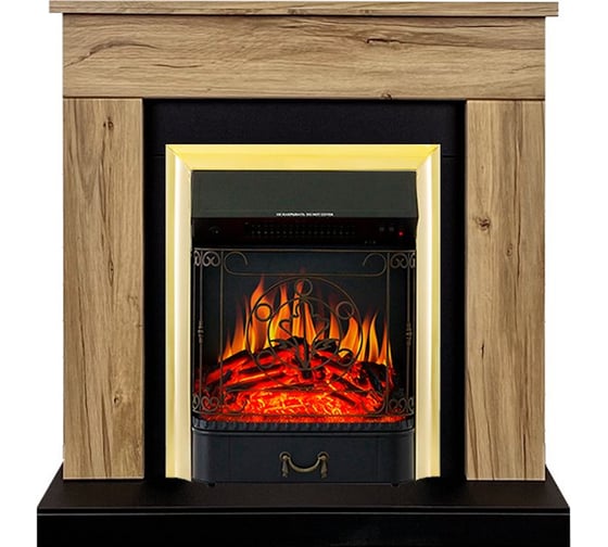 Изображение товара Каминокомплект Royal Flame Bergen std (дуб галифакс) разборный портал и очаг majestic fx brass 64952749