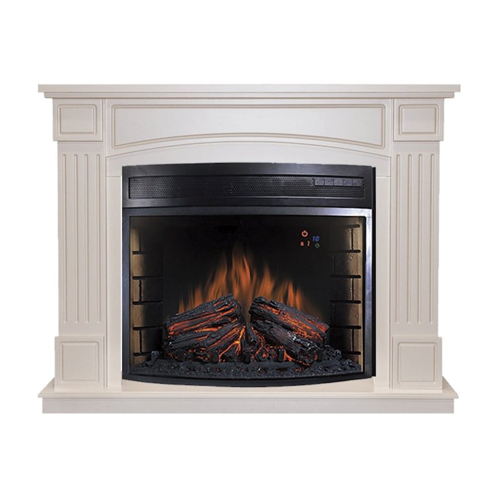 Изображение товара Каминокомплект Royal Flame Boston слоновая кость с эффектом живого огня