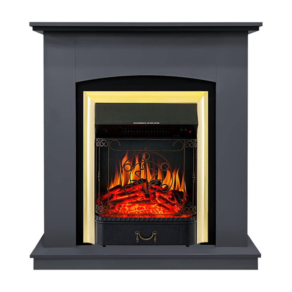 Изображение товара Каминокомплект Royal Flame Barcelona std (графит серый) с эффектом живого огня