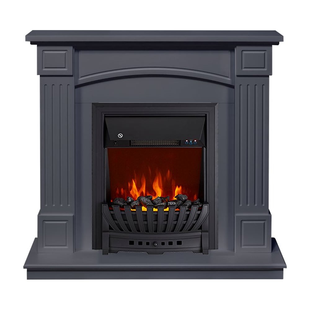 Изображение товара Каминокомплект Royal Flame Boston std графит серый эффект живого огня напольный