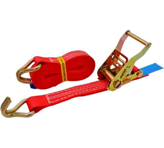 Изображение товара Стяжной ремень UVE 1/2 т, 4 м, 35 мм, красный RS2-36-2500-4-red