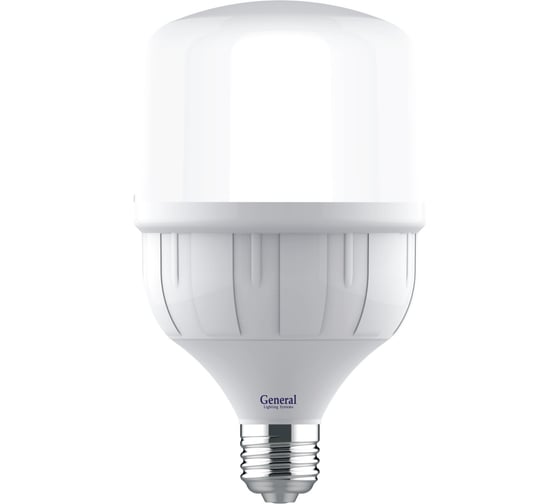 Изображение товара Универсальная высокомощная светодиодная лампа General Lighting Systems GLDEN-HPL-30-230-E27-4000, 30Вт, 2700Лм, 230В, цоколь Е27, колба Т-форма (цилиндр), 4000К - нейтральный белый 660005
