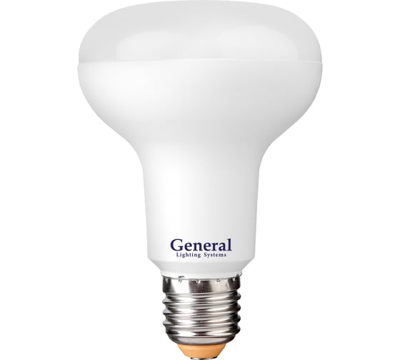 Изображение товара Лампа светодиодная General Lighting Systems GLDEN-R80-10-230-E27-2700, 10Вт, 835Лм, 230В, цоколь Е27, колба R80 (рефлектор), 2700К - теплый белый свет 628400
