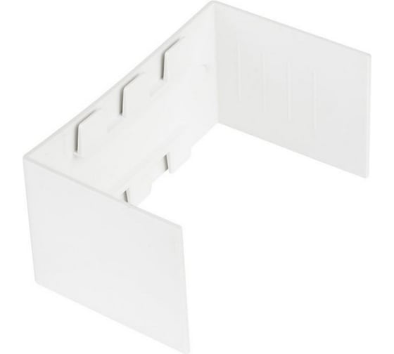 Изображение товара Соединитель EKF 60х40 4 шт Plast PROxima Белый conw-60-40x4