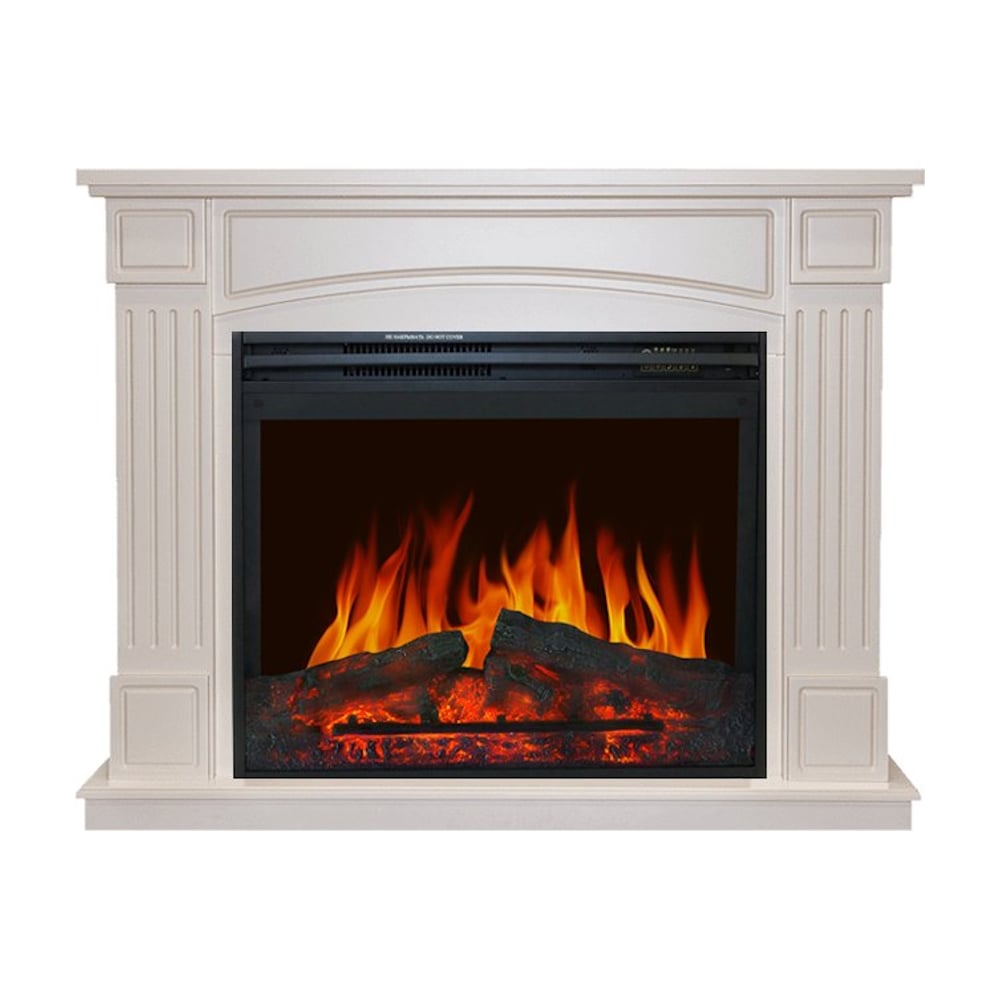 Изображение товара Каминокомплект Royal Flame Boston слоновая кость с эффектом живого огня