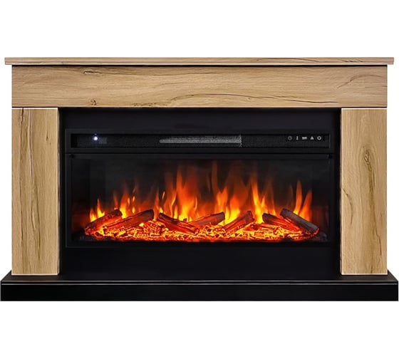 Изображение товара Каминокомплект Royal Flame Bergen (дуб галифакс) разборный портал и очаг vision 42 log led 64952670