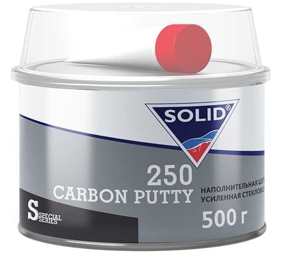 Изображение товара Наполнительная шпатлевка Solid 250 CARBON PUTTY 500 гр, усиленная углеволокном 243.0500
