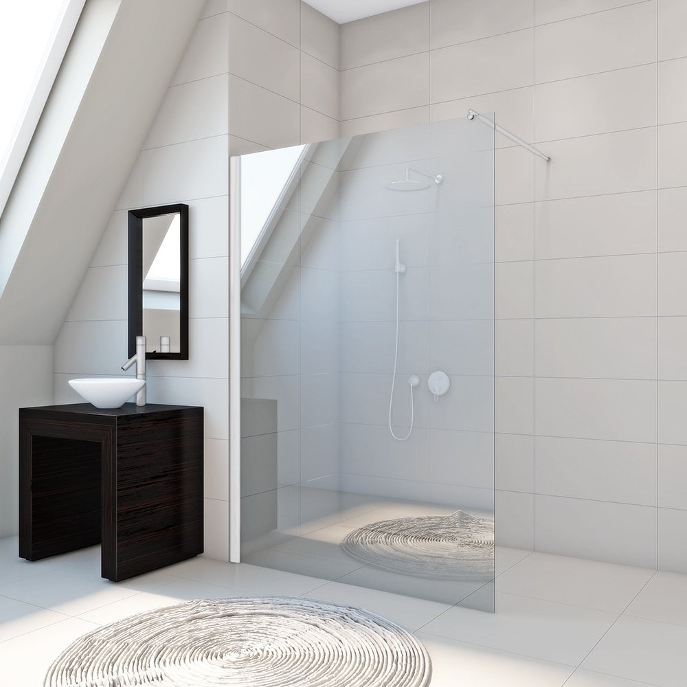 Изображение товара Душевая перегородка GuteWetter GWMPWA6STB 74x191 см белый матовый профиль