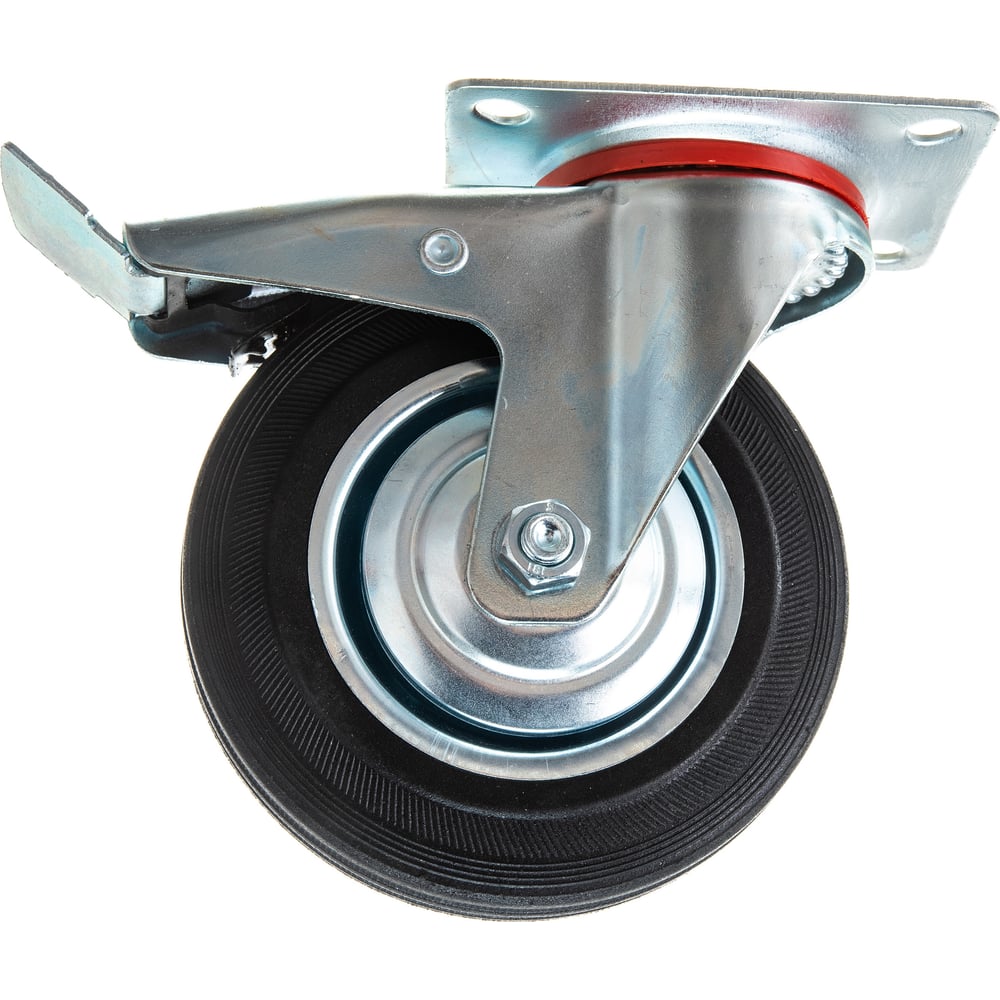 Промышленное поворотное колесо MFK-TORG колесо промышленное поворотное с тормозом scb80 200 мм mfk torg 4003200
