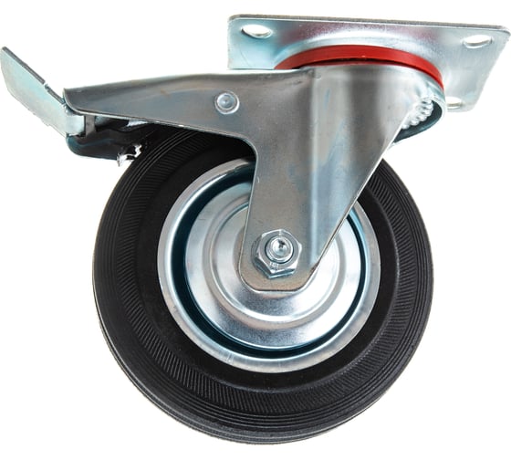 Изображение товара Колесо промышленное поворотное с тормозом SCB63 160 мм MFK-TORG 4003160