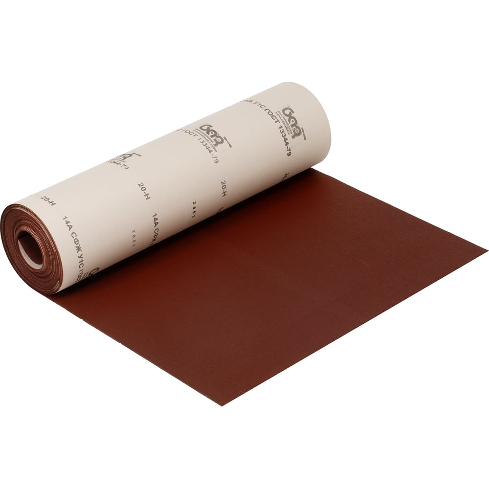 Изображение товара Шкурка на тканевой основе 14а зернистость 70 P70 рулон 30 м 800 мм