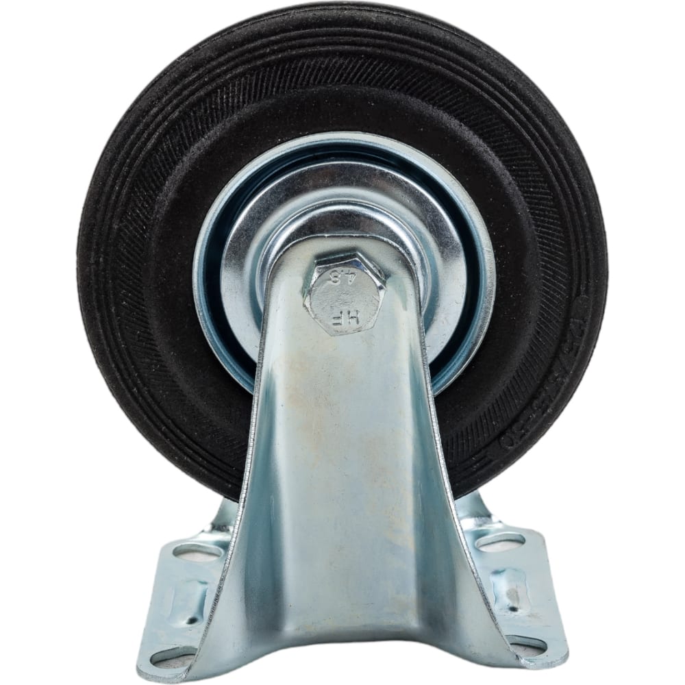 Промышленное неповоротное колесо MFK-TORG колесо поворотное черная резина с регулировкой 40 мм mfk torg 4053040 р