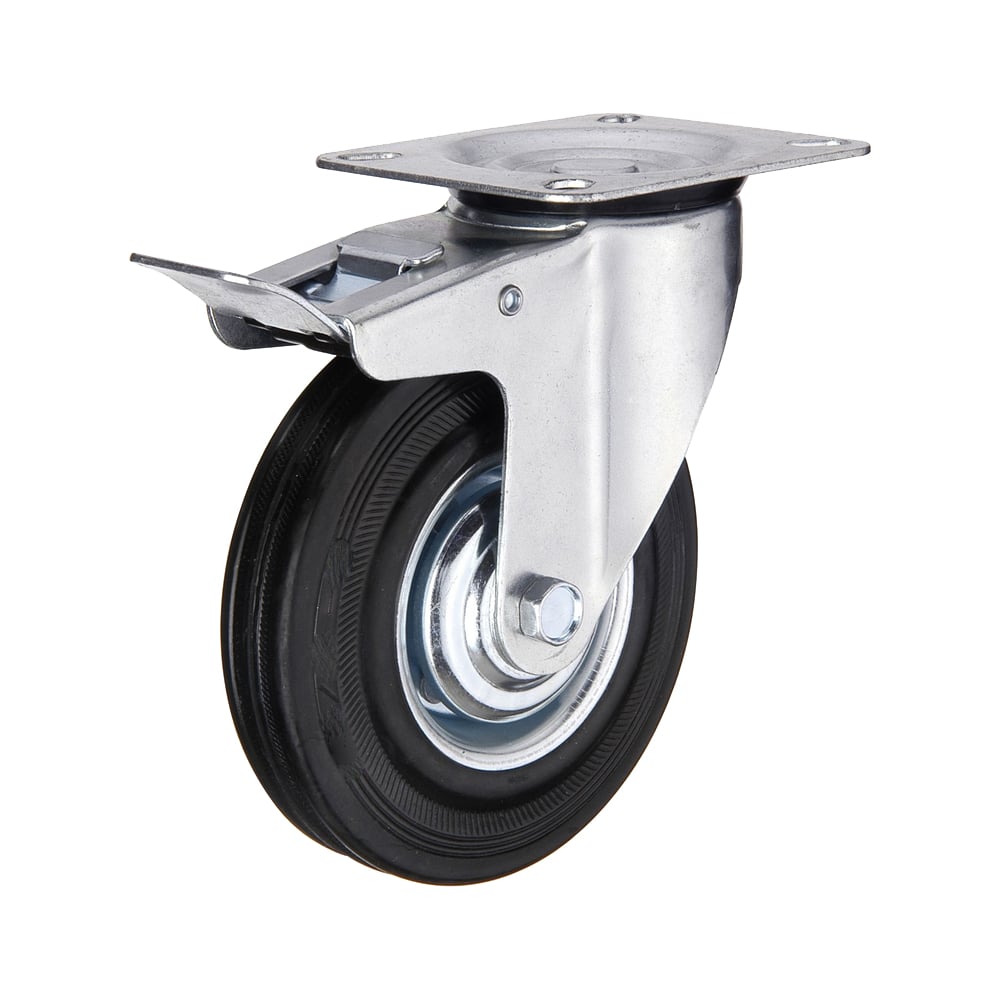 Промышленное поворотное колесо MFK-TORG колесо промышленное резина pr 100 мм scb 42 с тормозом мави про