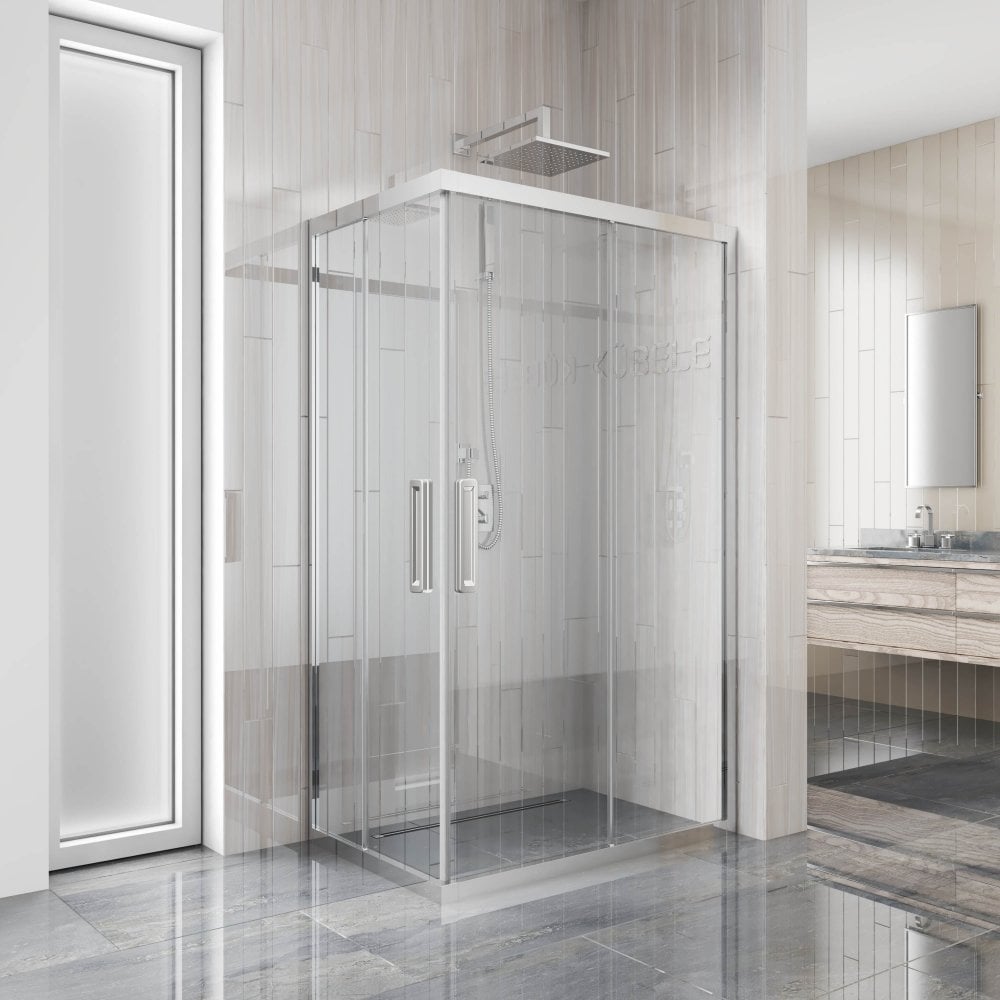 Изображение товара Душевой уголок GuteWetter gwmpkb019rc 80x70 см прозрачное стекло хром профиль