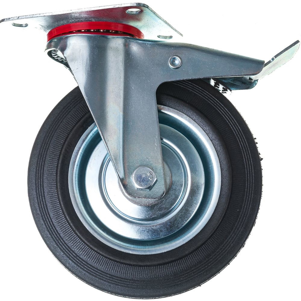 передние колеса со стояночным тормозом ewm on lb wheels 160 x 40 mm Промышленное поворотное колесо MFK-TORG