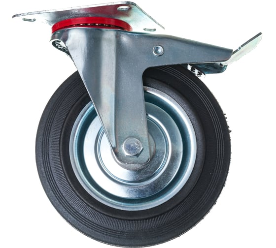 Изображение товара Колесо промышленное поворотное с тормозом SCB80 200 мм MFK-TORG 4003200