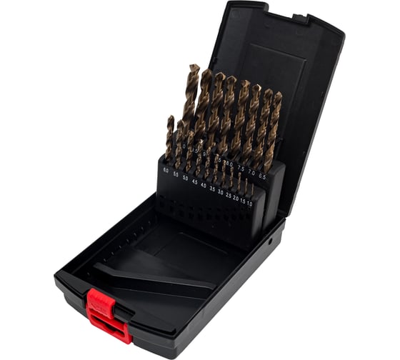 Изображение товара Набор сверл по металлу Wurth DIN338 HSCO 19 штук WR 1617400001092 1