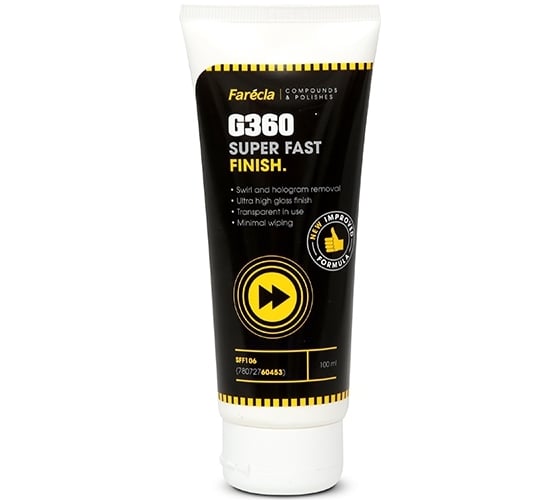 Изображение товара Паста антиголограммная полировальная G360 Super Fast Finish 100 г Farecla SFF106