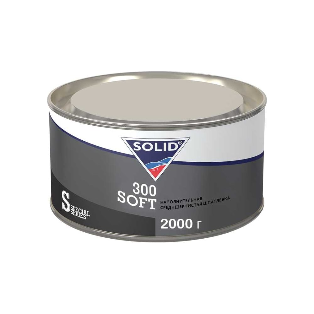 Изображение товара Наполнительная среднезернистая шпатлевка Solid 300 SOFT 2000 гр 242.11200