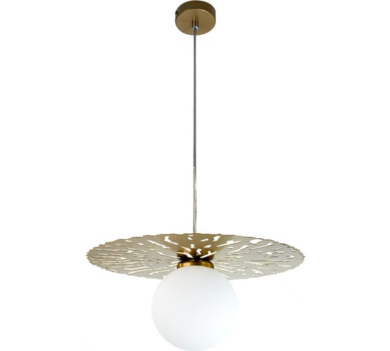 Изображение товара Светильник подвесной ЭЛЕТЕХ Гелиос 212 зол. (Плафон 8729) НСБ 01-40-192 Е14 [ИМ]1005405306