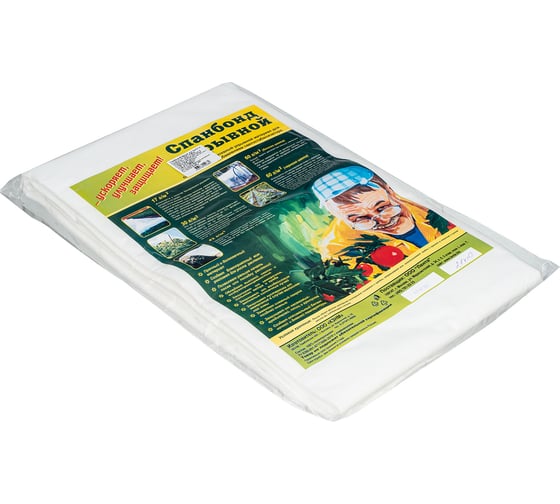 Изображение товара Материал белый укрывной СУФ30 (2.1x10 м) Без бренда 93912