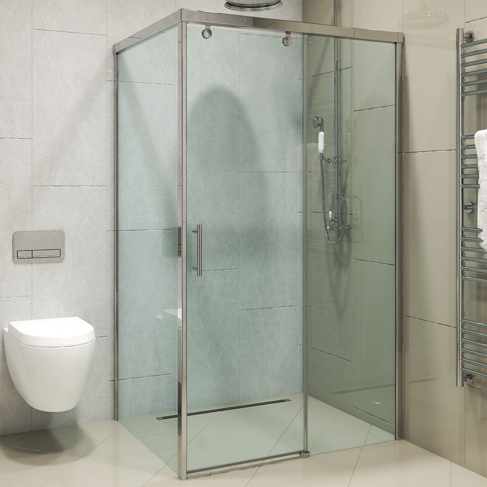 Изображение товара Душевой уголок GuteWetter gwmpslrc863a 70x145x200 см с раздвижными шторками стекло сталь профиль