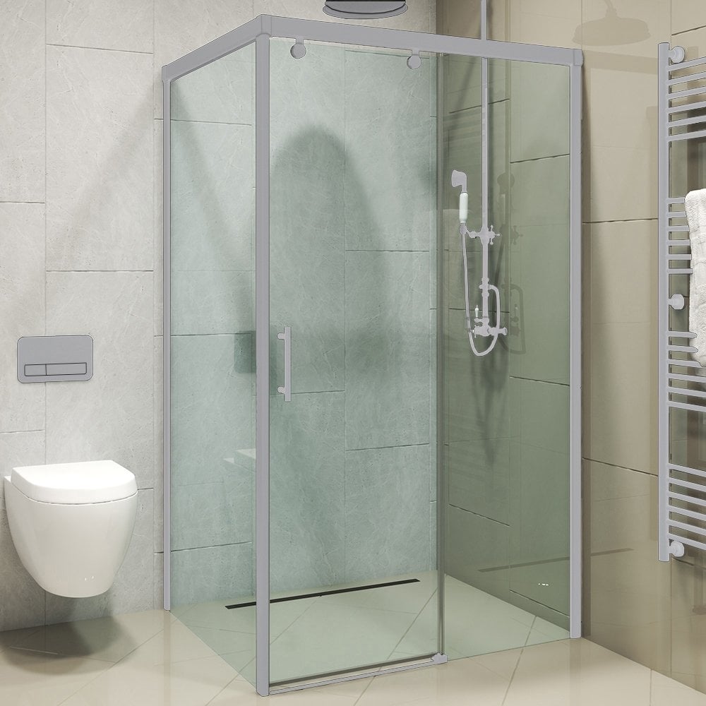 Изображение товара Душевой уголок GuteWetter gwmpslrc863a 80x120x200 см хром матовый стекло закаленное