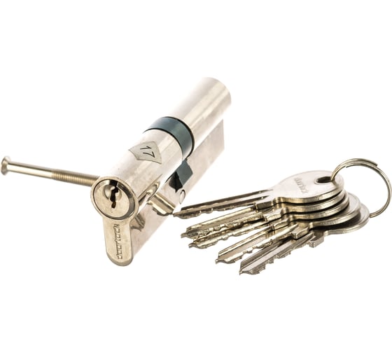 Изображение товара Цилиндр DOORLOCK V 2200Z N серия Variant, никелированный, 40x40 мм, 5 ключей 79003