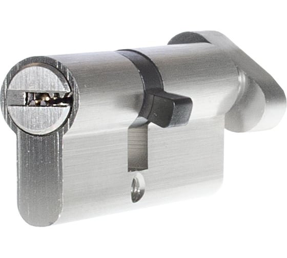 Изображение товара Цилиндр DOORLOCK V K2300AB N серия Variant, никелированный, 50x50 мм, кл/пов. кнопка, 5 перф.ключей 79095