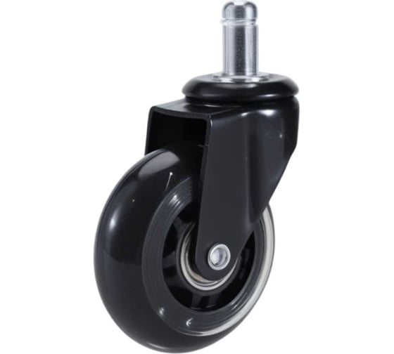 Изображение товара Поворотное колесо Brante D 65 мм на штыре M11 для кресла, силикон 104310